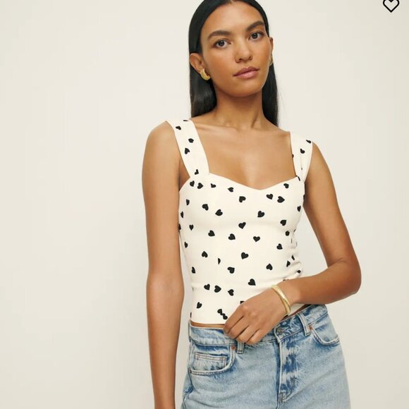 Reformation Tops - Reformation HESTER Top in Sweetheart